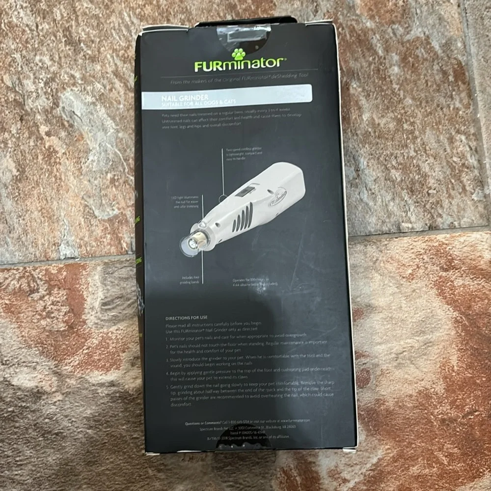 A FURminator nail grinder for all dogs and cats